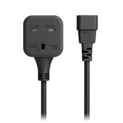 Cablu adaptor de alimentare IEC C14 UniFi Ubiquiti, Scurt, UACC-Cable-C14-SK-G